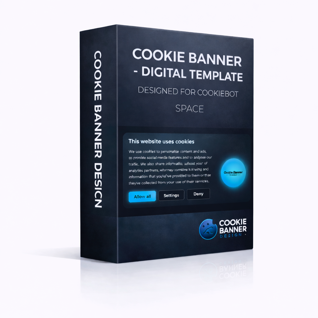 Custom cookiebot banner - Space Theme