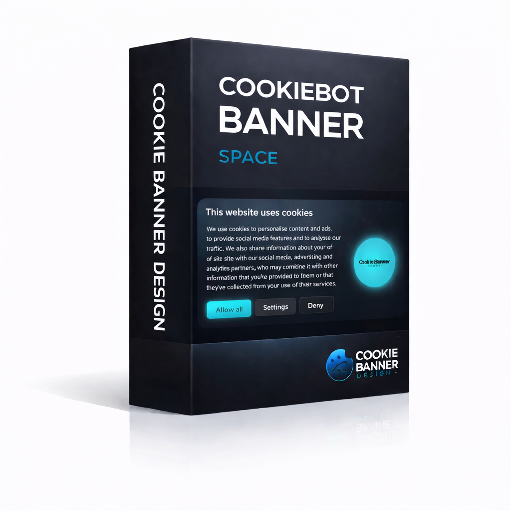 Custom cookiebot banner - Space Theme